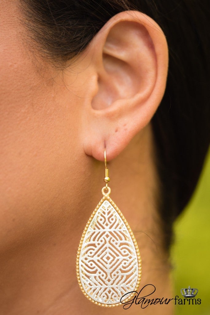Filigree Fun Earrings - Silver