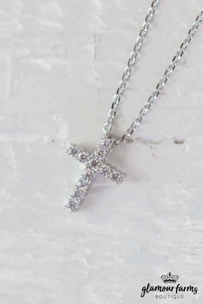 sku10765 | **Daily Deal** Cross Charm Necklace
