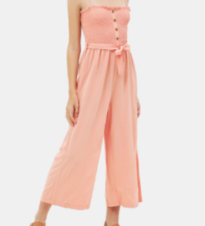 avery strapless romper