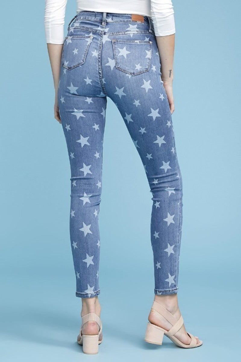 tummy control judy blue skinny jeans