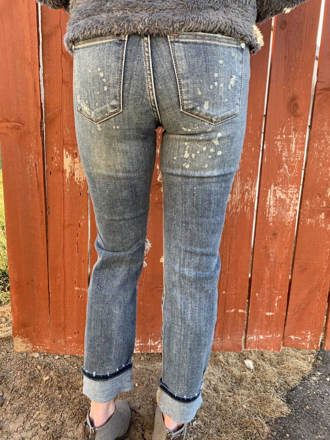 judy blue bleach splash boyfriend jeans