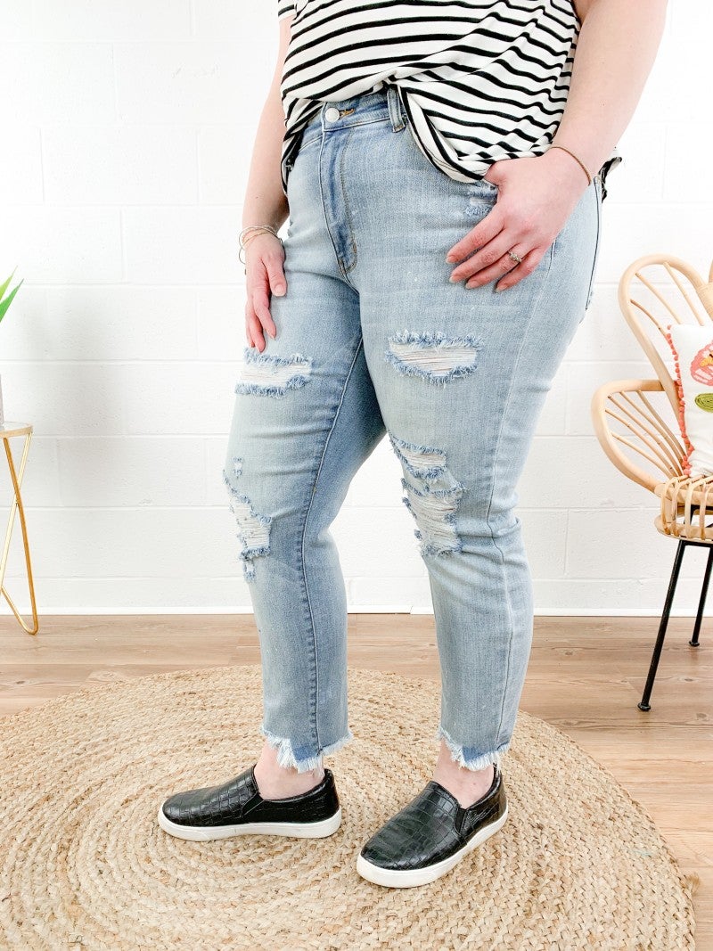 judy blue bleach splash boyfriend jeans