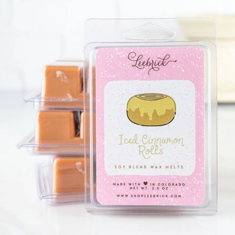Cinnamon Bun Wax Melt Bar 6 cubes of scented soy wax 