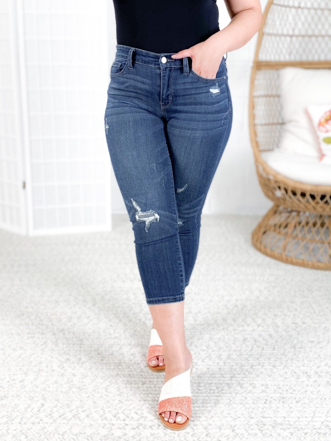 judy blue capri jeans