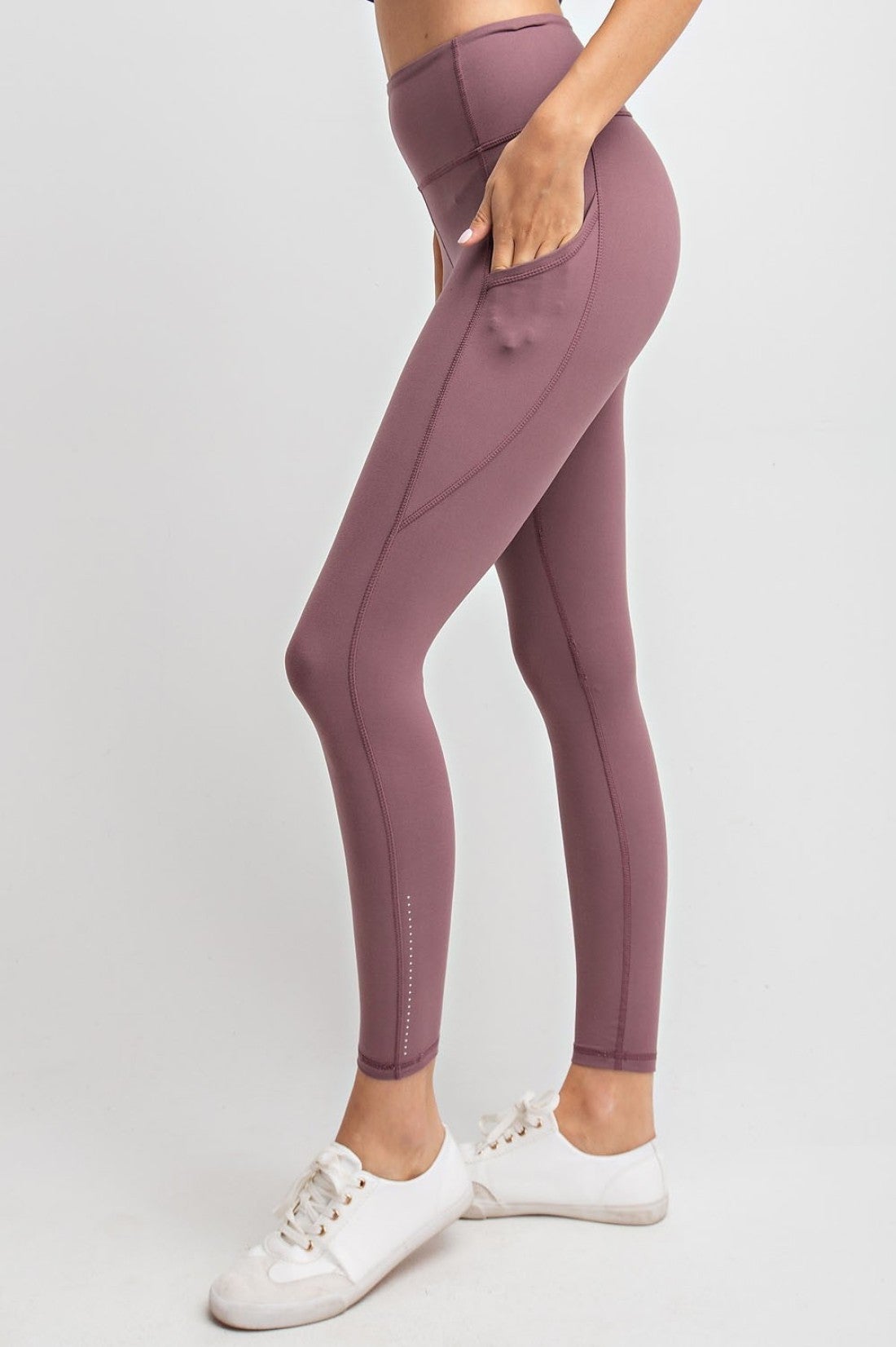 mauve workout leggings