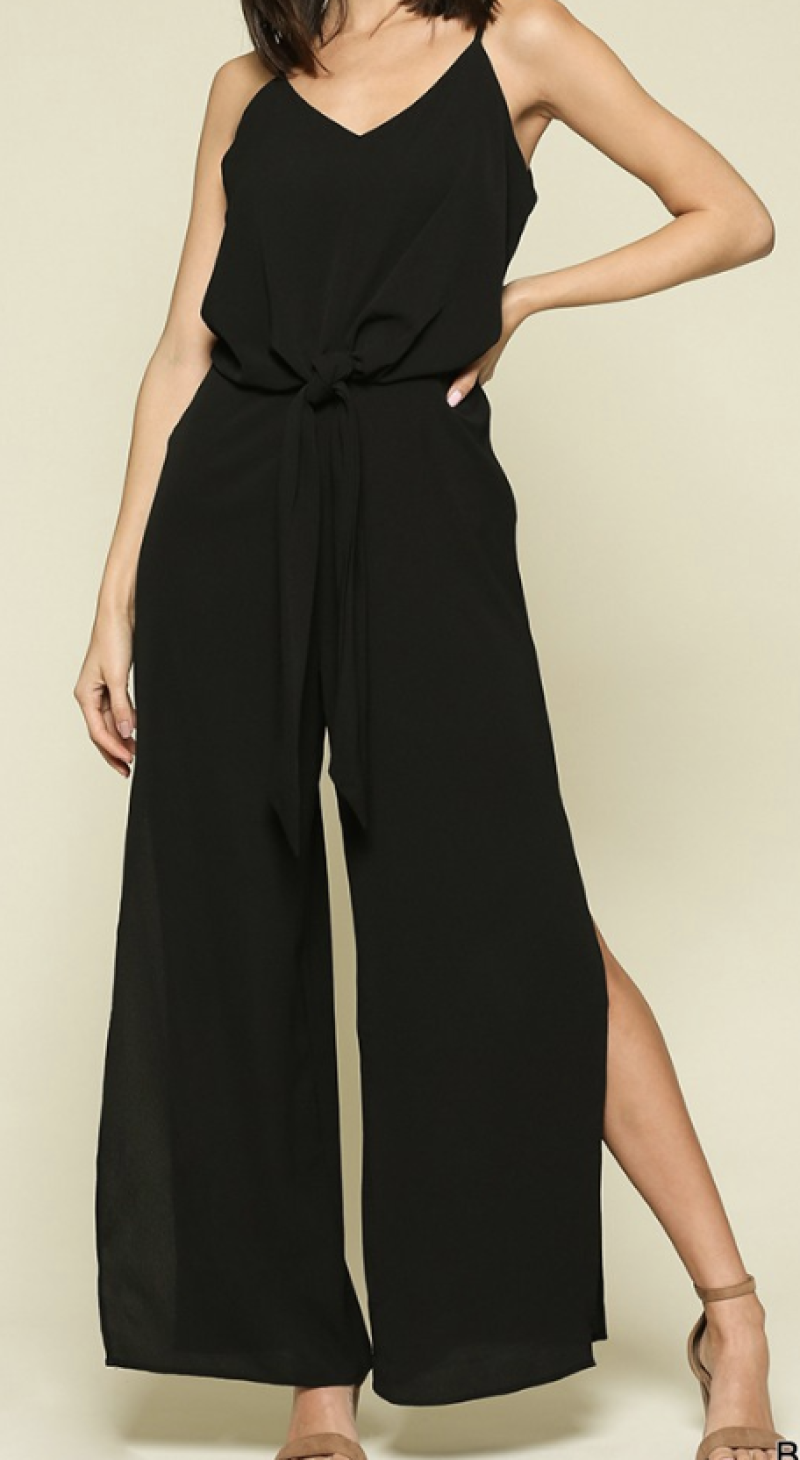 slit jumpsuit